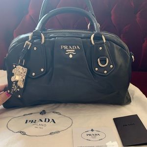 PRADA soft calf leather purse